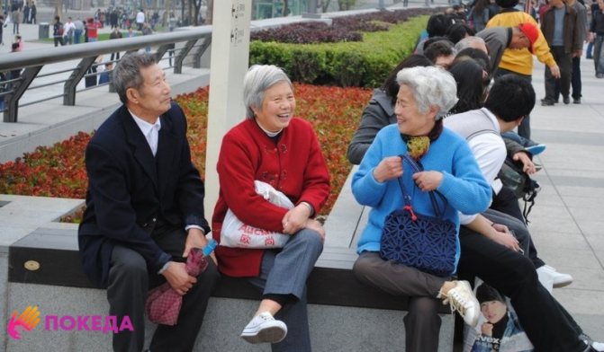 Китайские пенсионеры